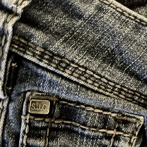 Silver Womens Suki Bootcut Jeans Sz11 30 x 30 Dark Wash Low Rise Actual 29x29 - Picture 5 of 10